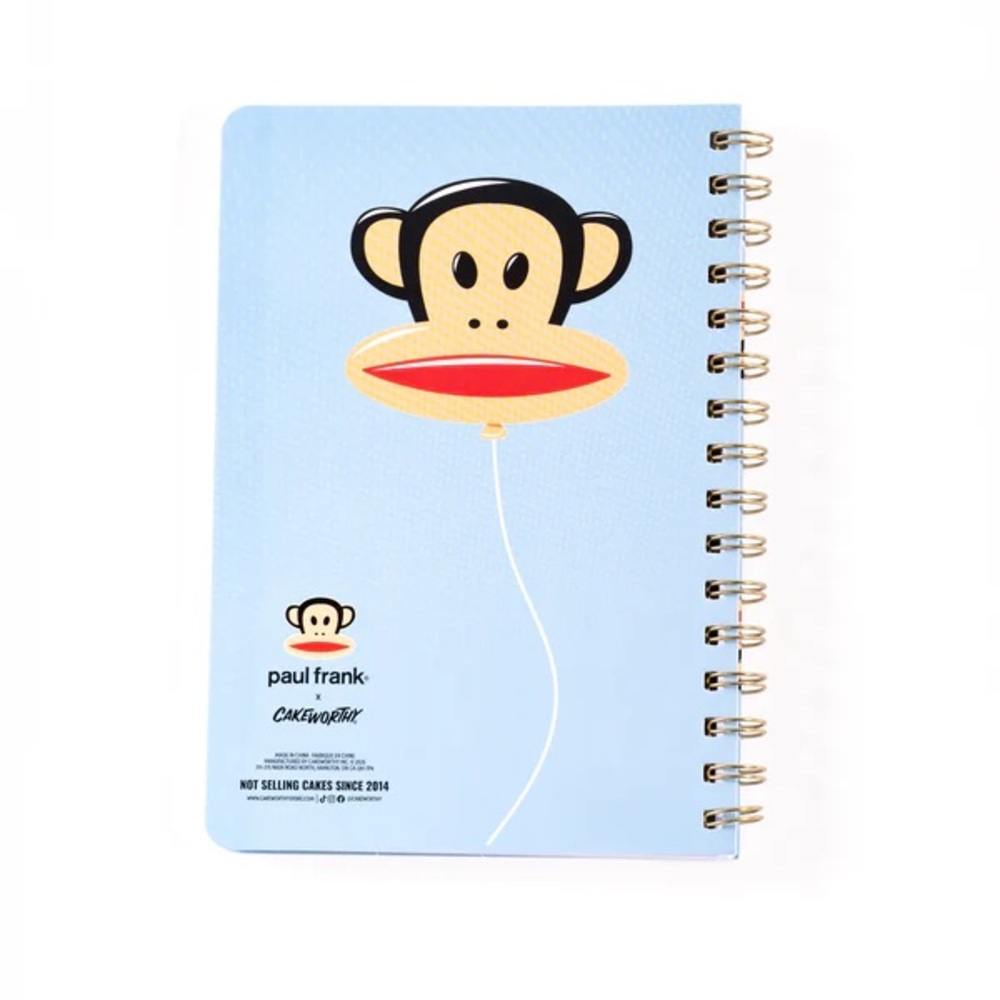 Cakeworthy x Paul Frank Julius Monkey Balloon Notebook Sticky Notes Birthday Pin - Picture 4 of 11